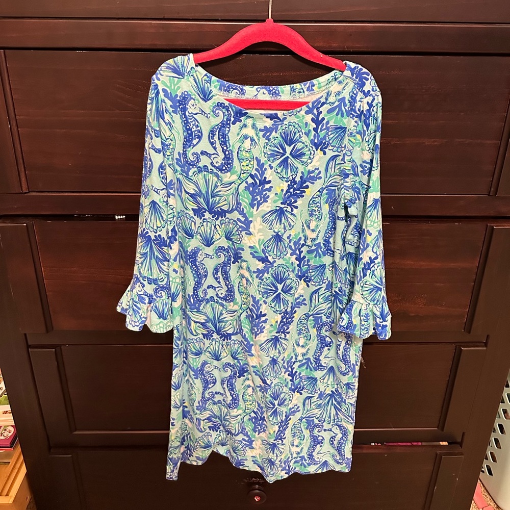 Sale! Lilly Pulitzer Girl’s Sophie Ruffle dress sz L 8/10